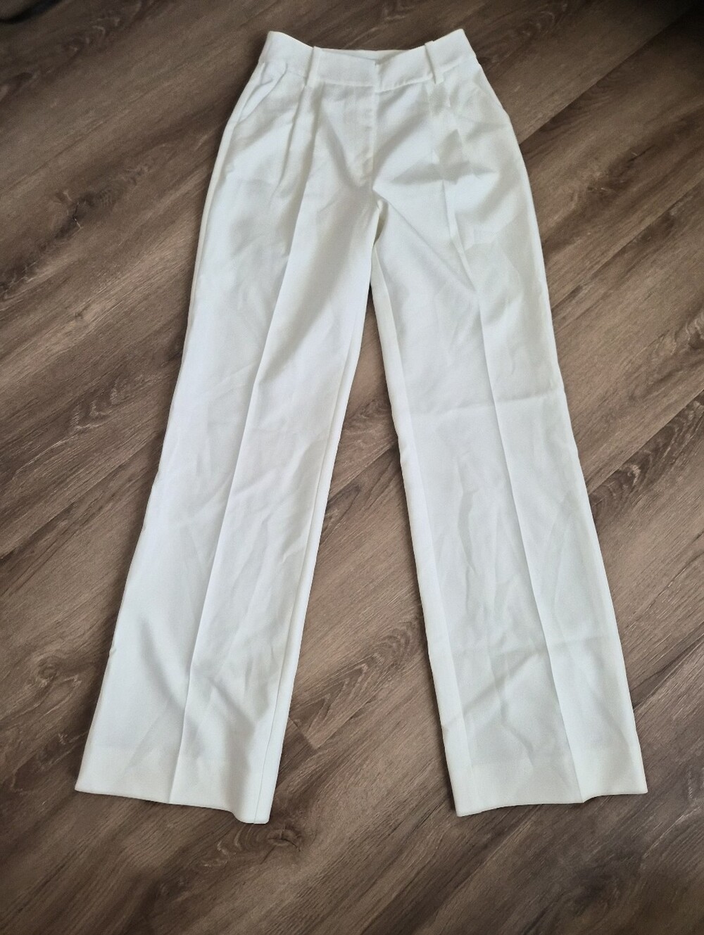 Favorite Daughter High-Rise Wide-Leg Women's Dress Pants - White 4